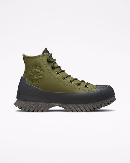 Botas Converse Chuck Taylor All Star Lugged 2.0 Counter Climate Cano Alto Masculino Verde Oliva Cinzentas Pretas | PT Y03987T